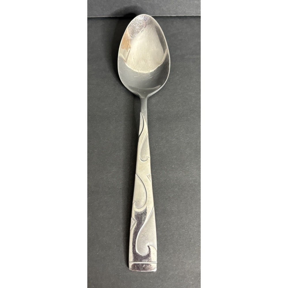 Oneida Tuscany Tablespoon Serving Spoon 8 1/2" Stainless Scrolls